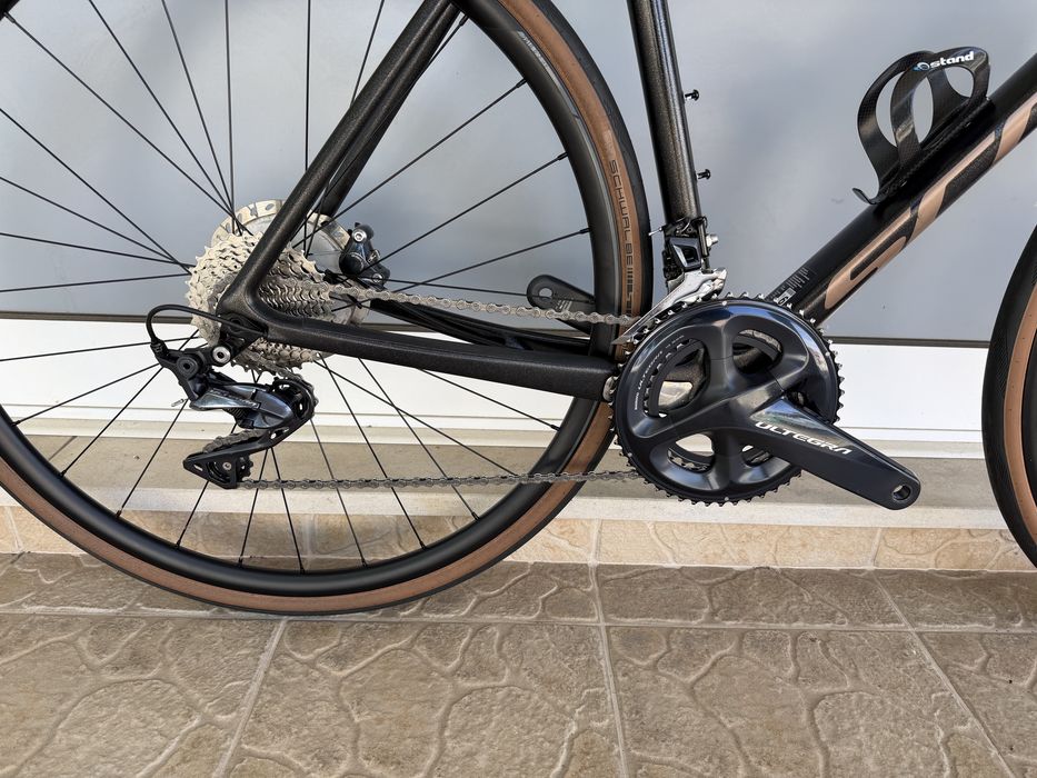Bicicleta Scott Addict em carbono - Disco L