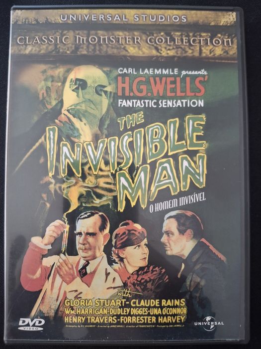 DVD O Homem Invisível. H.G Wells.