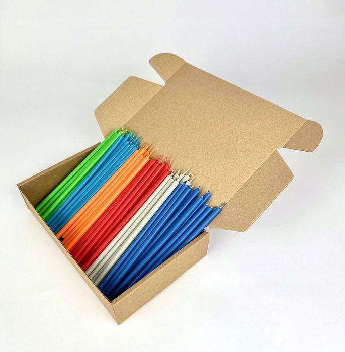 Świece Rytualne Kolorowe 90 Sztuk