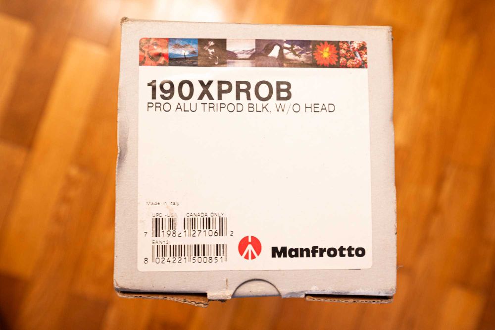 Tripé Manfrotto 190 XPROB + Cabeça tripé 804 RC2