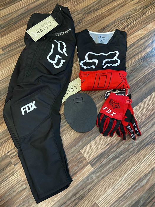 Strój FOX MX Legion (Black Red)(cross,quad,enduro,mtb,dh)