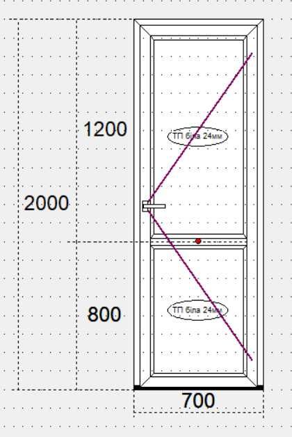 АКЦІЯ -40% Окна Двери Пластиковые!Двері у ванну 700х2000 мм. Долинська