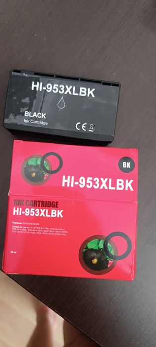 Tinteiro preto para impressora HP