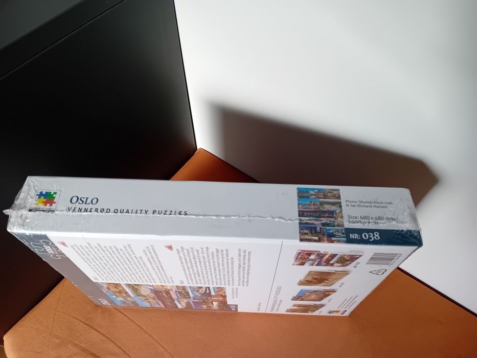 Puzzle 1000 peças - Cidade de Oslo NOVO