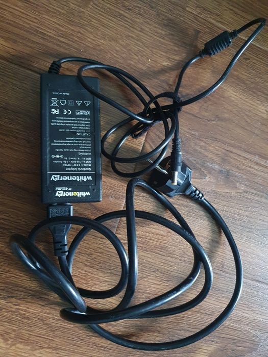 Zasilacz ładowarka Whitenergy do HP 65W 18.5V (wtyk 7.4x5.0 + pin)