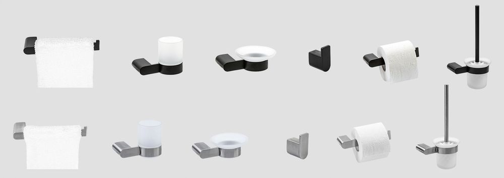 MSA29-605BR Uchwyt na ręcznik ETNA kol. stal szczotkowana