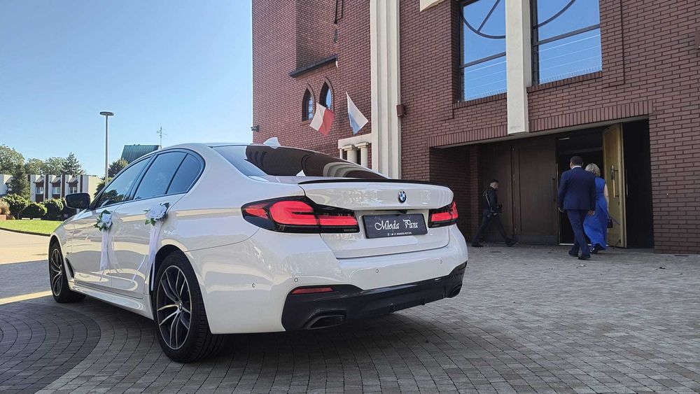 BMW 5 G30 auto do ślubu/imprez okolicznościowych