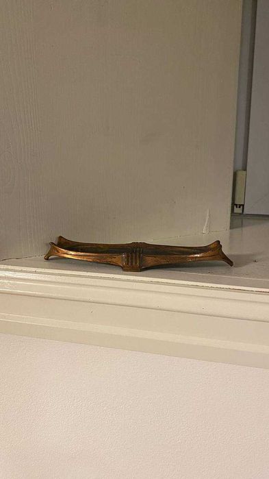 Винтажная бронзовая пепельница