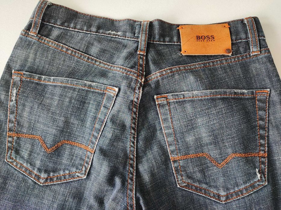 Spodnie jeans Hugo Boss Orange