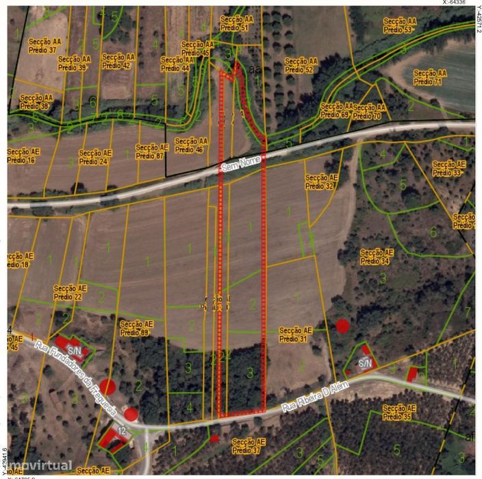Terrenos Agricolas em Ribeira de São João - Rio Maior, 8440m²