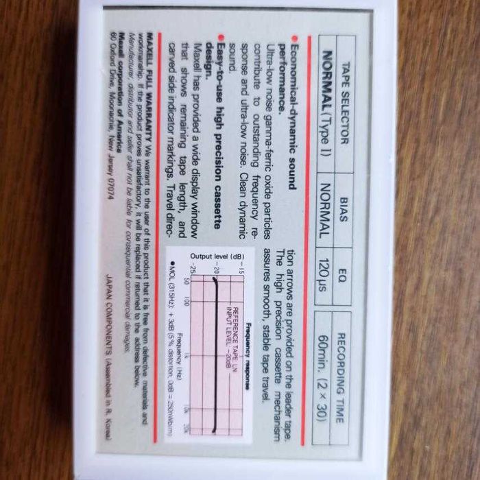 Аудио кассета Maxell LN 60