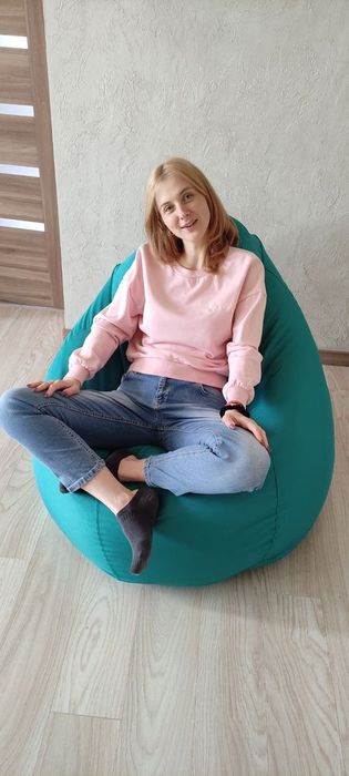 Крісло мішок Груша. М''яч.Пуф-кубік  М'яке крісло. Пуф. Безкаркасне кр