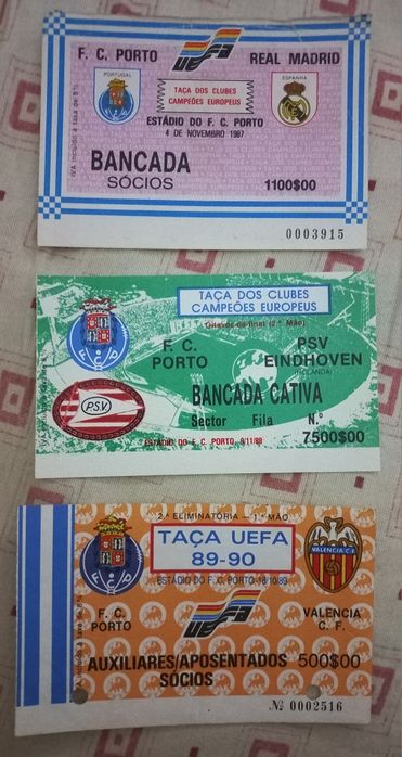 Bilhetes de futebol