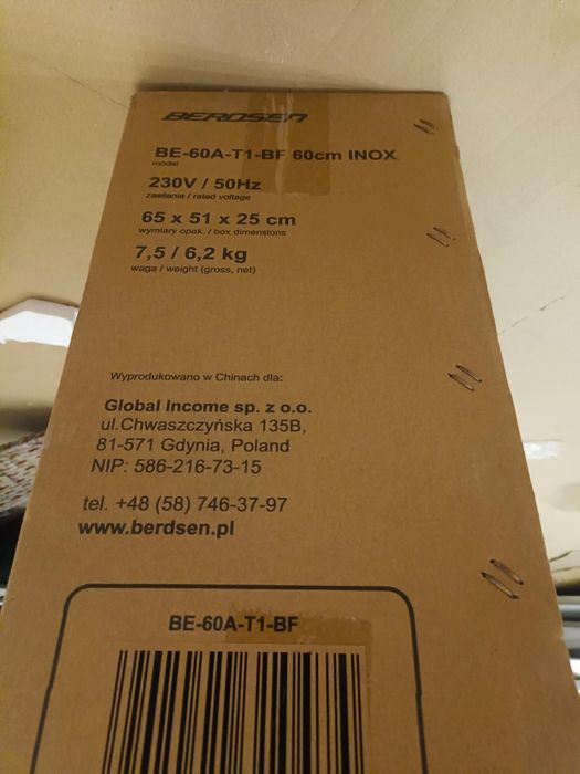 Okap firmy berosen t1 60cm