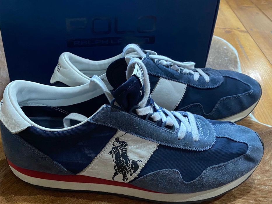 Ténis Ralph Lauren Polo com caixa 45