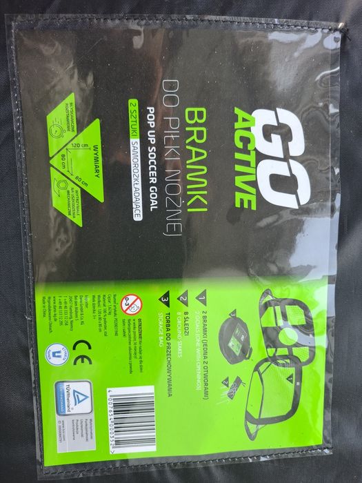 Bramki piłkarskie dla dzieci składane zwijane mogilne na działkę