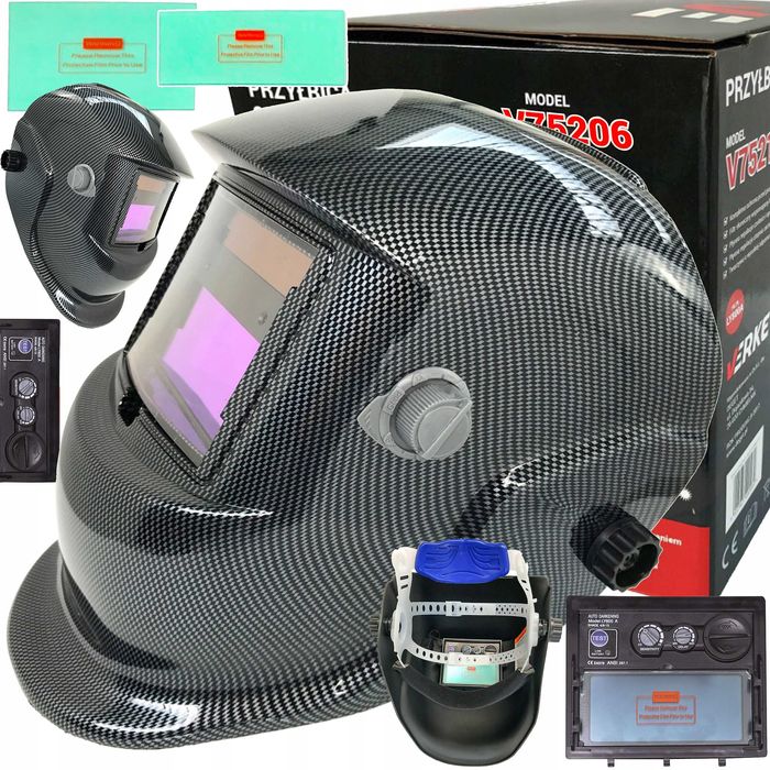 Przyłbica Samościemniająca Maska Spawalnicza Filtr VERKE