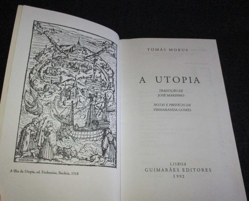 Livro A Utopia Tomás Morus (Thomas More)