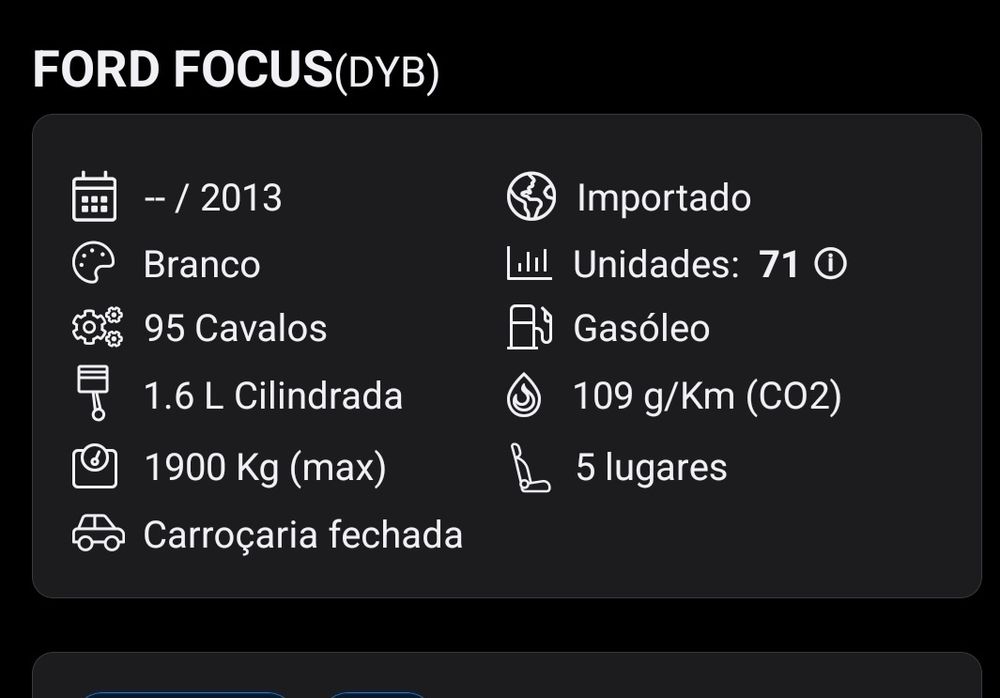Ford focus 1.6 disel  TDCI excelente condições