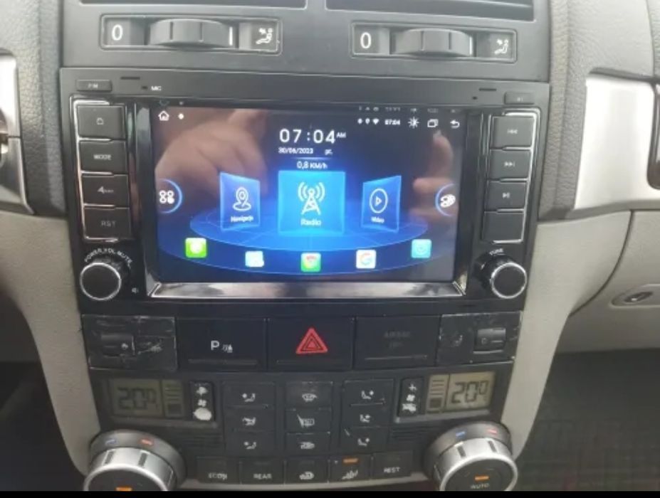 Rádio VW Touareg Android 14 com GPS (Novo)
