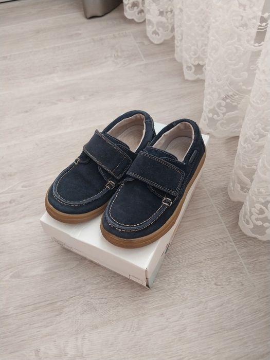 Замшеві туфлі на липучці 28 р., 15,5 см