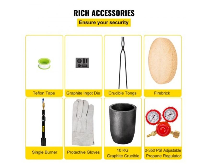 Kit Forja para fundir metal ourivesaria NOVO (PROMOÇÃO TEMPORÁRIA)