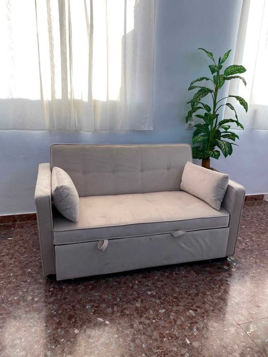 Sofá novo bege - envio grátis