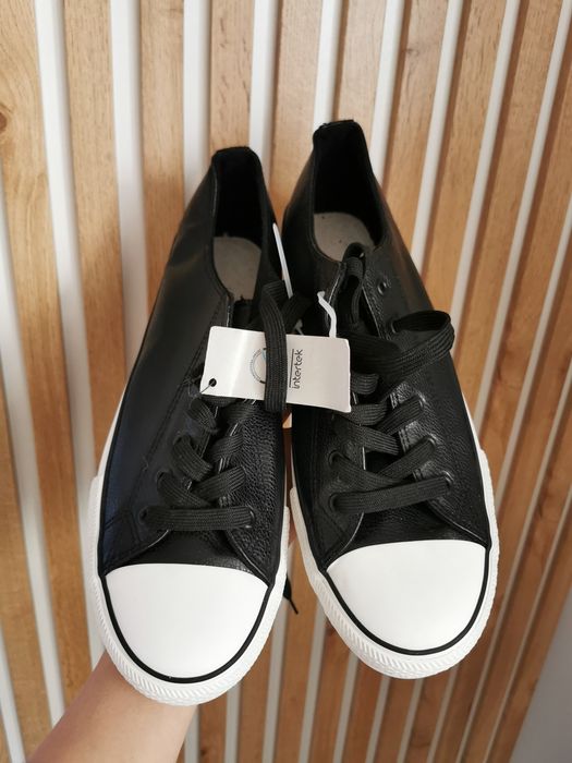 Nowe czarne trampki męskie r. 44  28cm