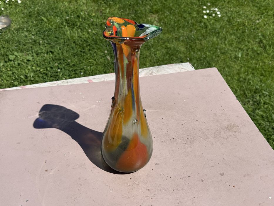 Wazon szklany kolorowy Sękacz z HSG Ząbkowice