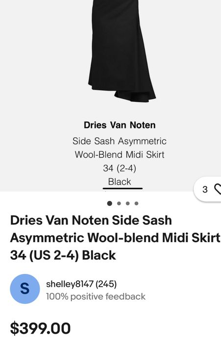 dries van noten , дуже класна спідниця , р с