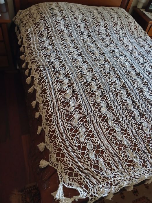 Colcha antiga de Croché