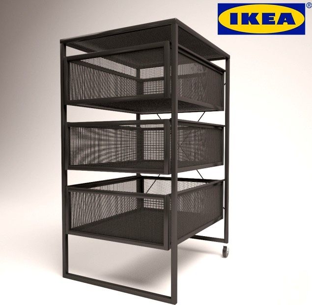 Комод IKEA стеллаж  LENNART  новый  темно-серый
