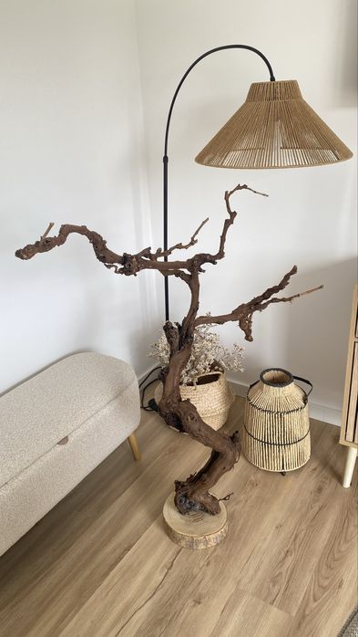 Escultura em Videira Natural – Peça Única (Tratamento Natural)