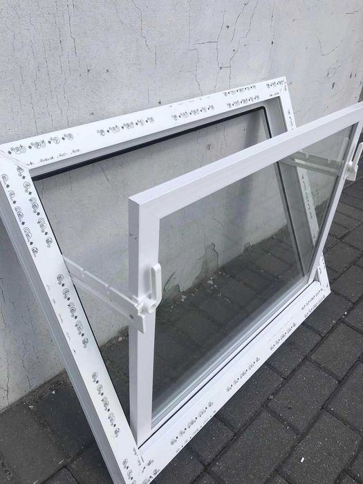 Okna gospodarcze przemysłowe 100x60 + siatki ASF Producent