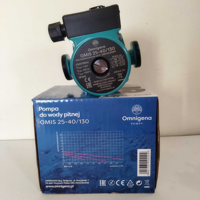 Pompa obiegowa do C.O. 25/4-180 NOWA