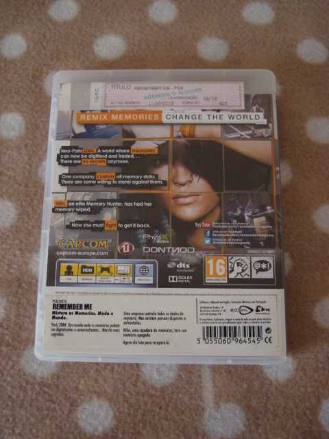 Remember Me playstation 3 ps3