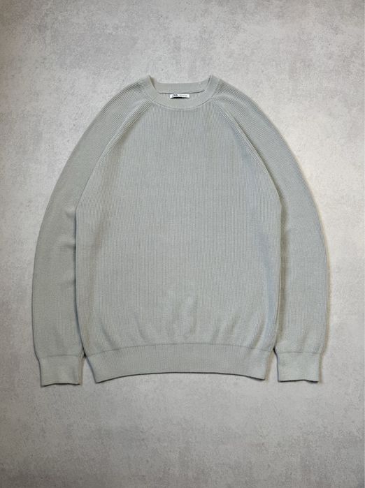 Вязаный свитер Zara мужской плотный (оригинал)