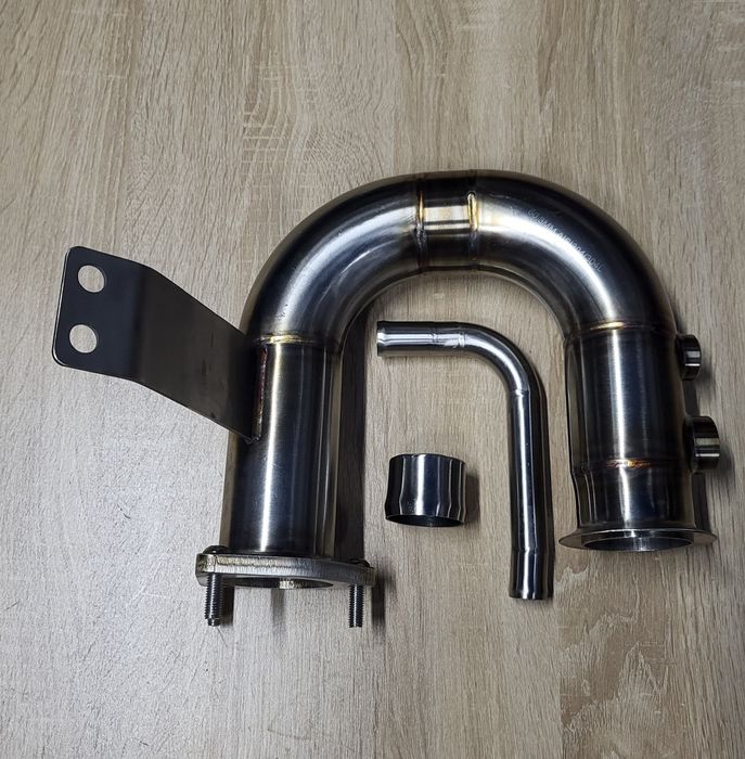 Downpipe Audi A4 B9 2.0TDI Даунпайп Ауді А4 Б9 Heat shield