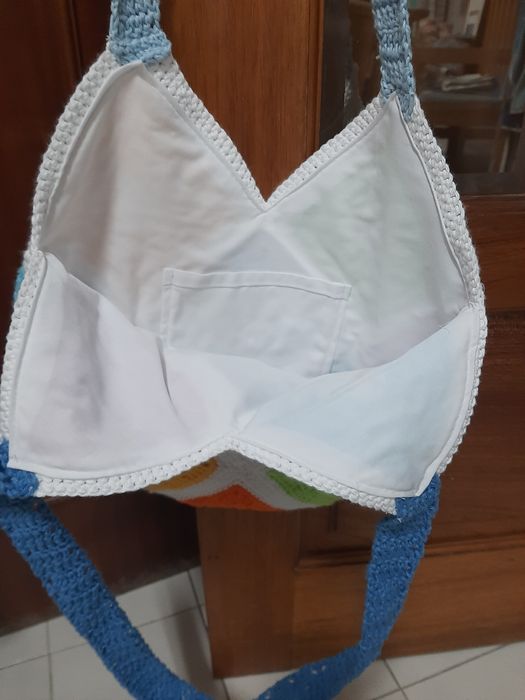 Saco em fio rústico