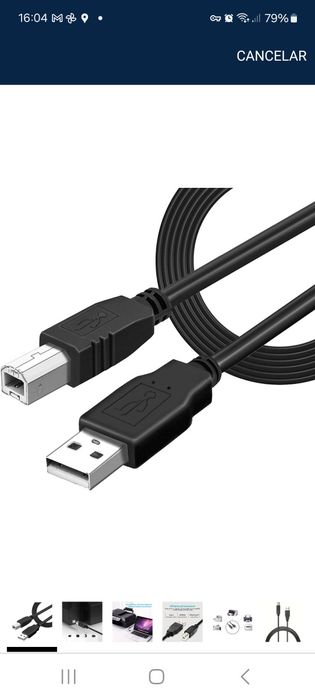 Cabo Alimentação / LPT1 / Cabos som / Rede