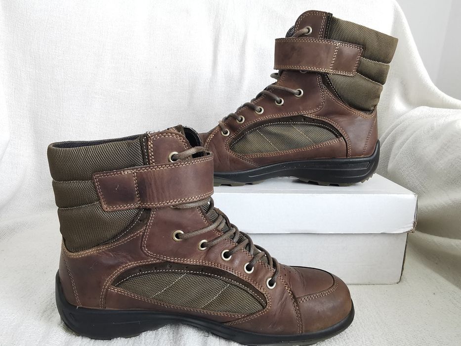 Ecco Gore Tex botki bikery workery 36