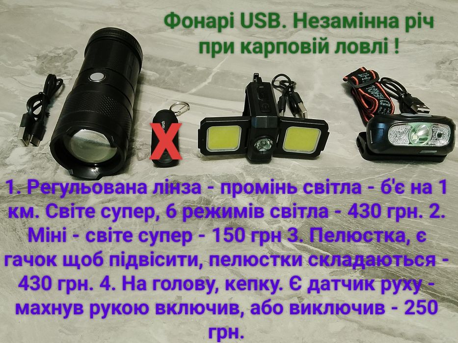 Риболовля. Різне. Нове. Дивись фото.