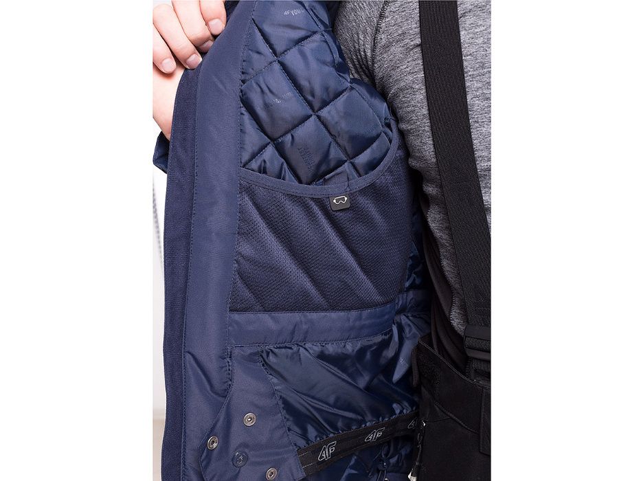 Męska KURTKA Narciarska 4F KUMN001 Z17 Granat L, XL