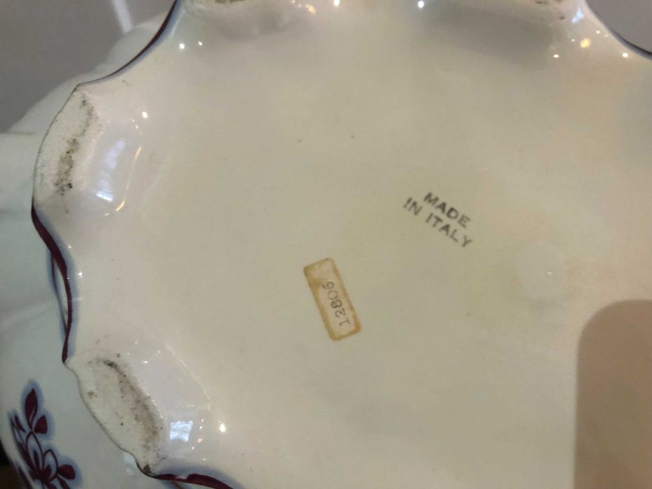 Terrina loiça italiana com prato