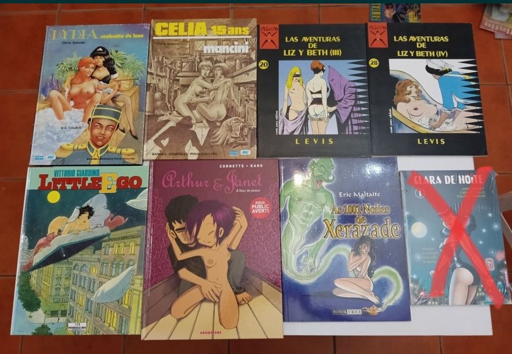 63 Livros de BD Erótica