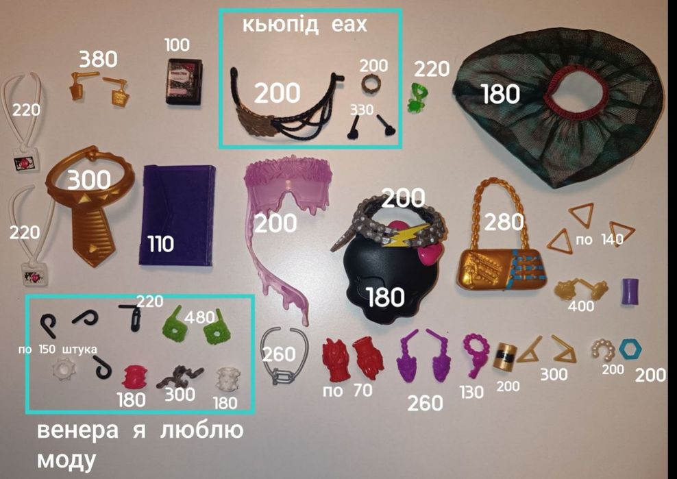 Аксесуари одяг  монстер хай monster high