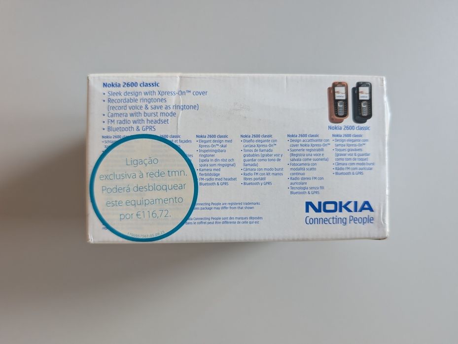 Nokia 2600 Novo com acessorios