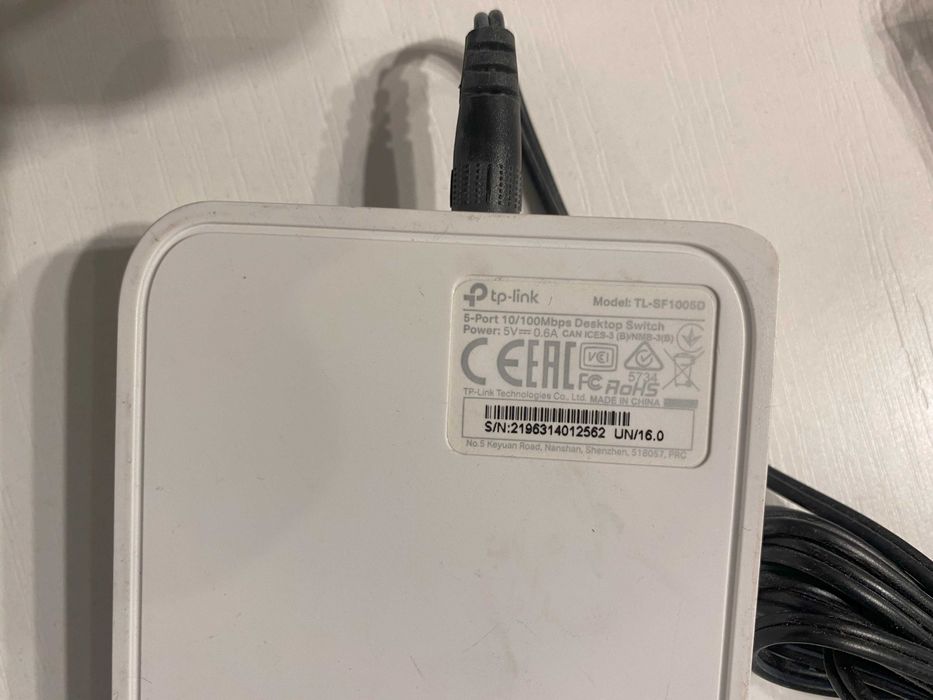 Switch 5-port TL-SF1005D