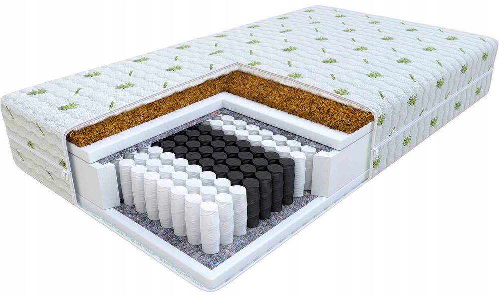Materac rozmiar 200x200 aloevera kokos producent