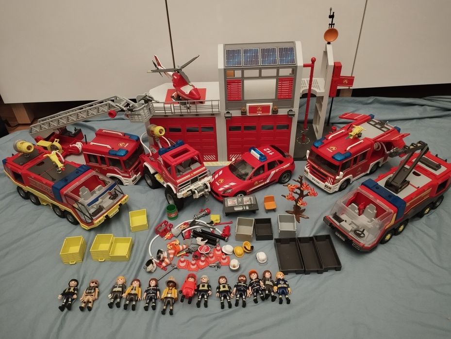 Ogromny zestaw straż pożarna Playmobil